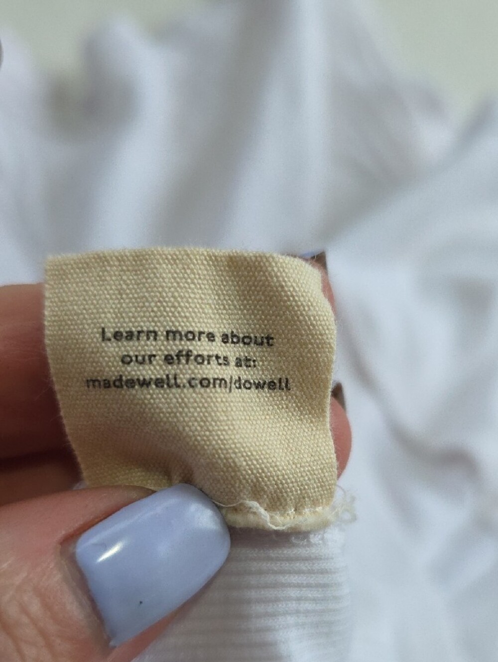 Madewell White Ribbed Tank Top - Picture 5 of 6